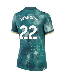 Billige Tottenham Hotspur Brennan Johnson #22 Tredjedrakt Dame 2024-25 Kortermet